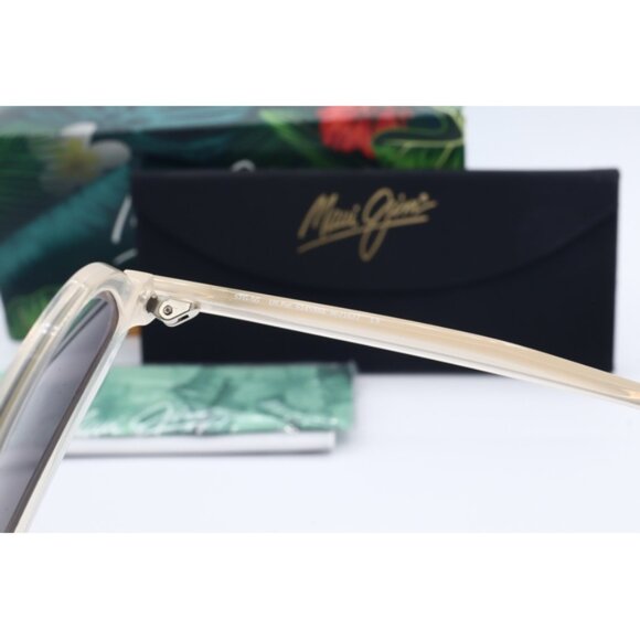 Maui Jim Glory Glory MJ 833-24S Translucent Cat Eye Sunglasses Gray polarized main image 4